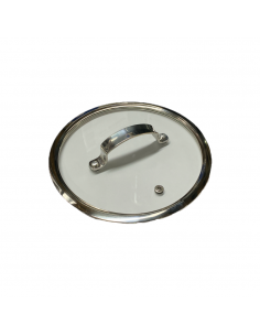 Tapa de cristal de 18 cm...