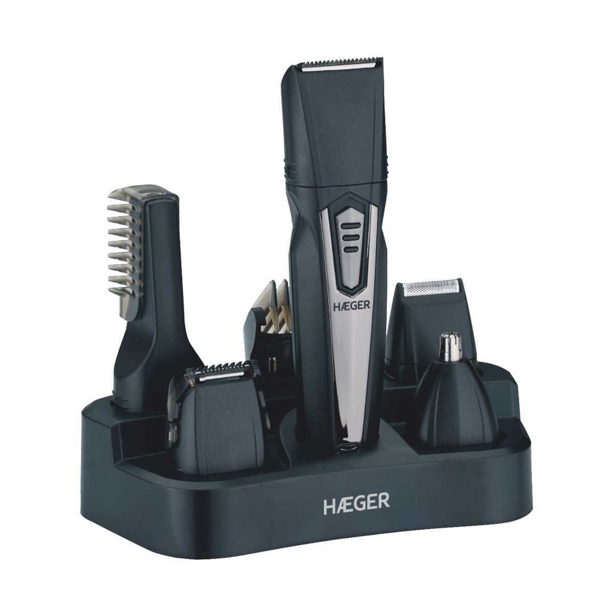 Máquina de Barbear Elétrica Recarregável Haeger HC-WG3.011A
