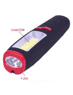 Linterna LONG LED - COB + 7... 2